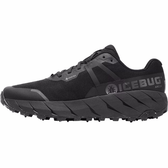 NWB Icebug Arcus GTX Black Running Shoes size 6.5 - Picture 1 of 6